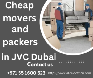 Cheap movers and packers in JVC Dubai