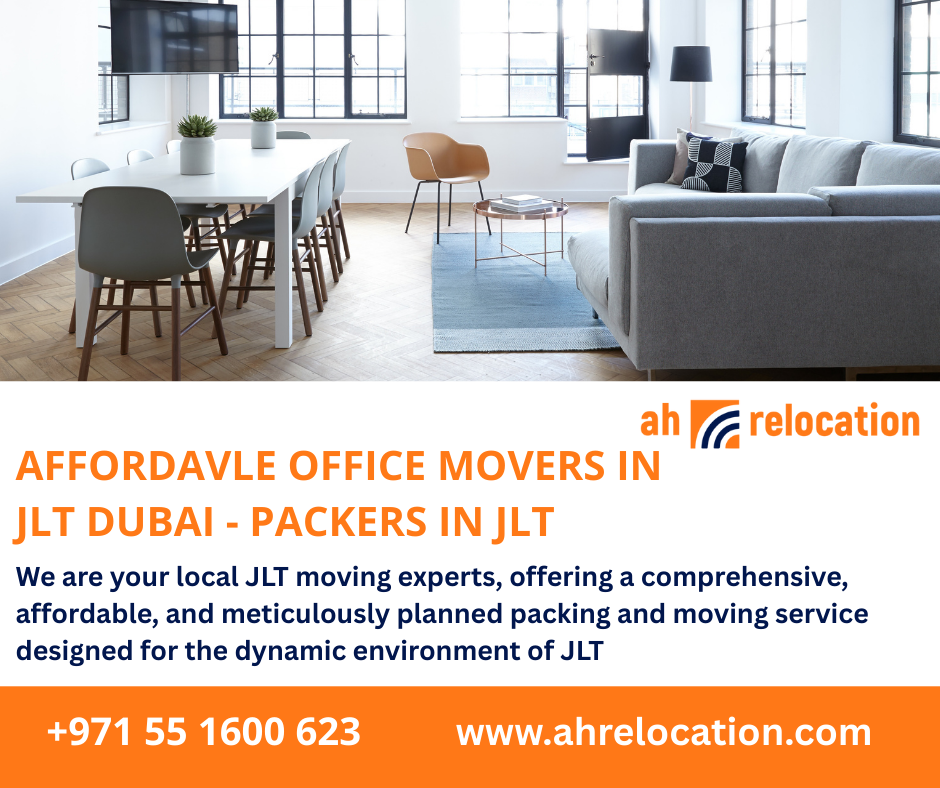 Affordavle Office movers in JLT Dubai - Packers in JLT
